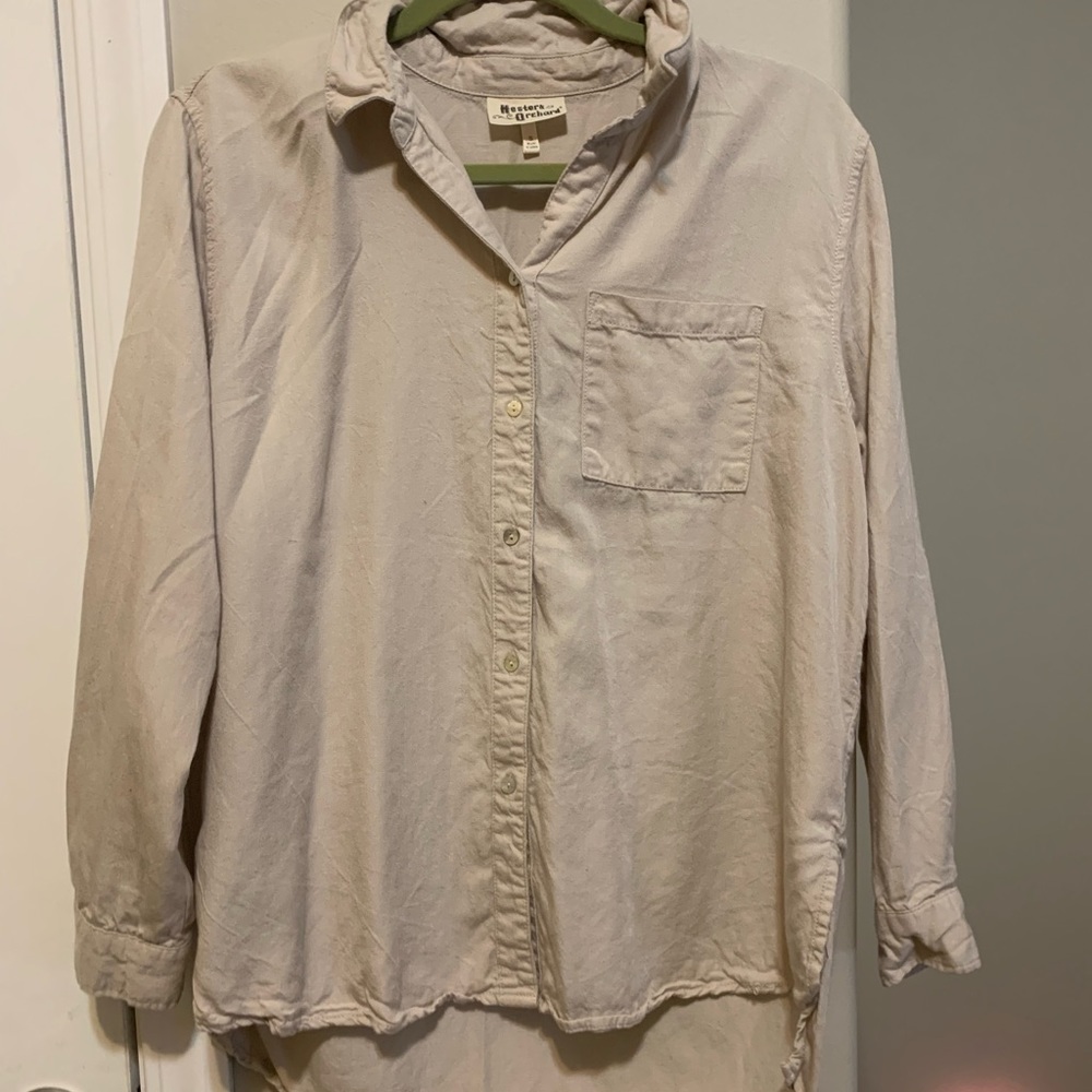 Flannel pearl buttons